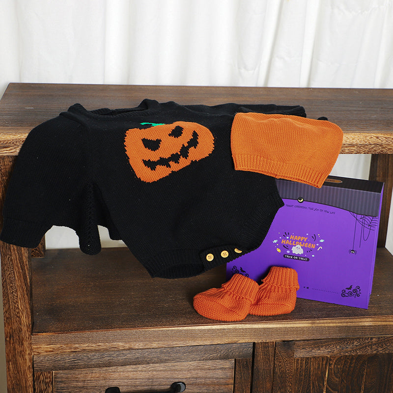 Halloween Costume Cotton Baby Romper 3-Piece