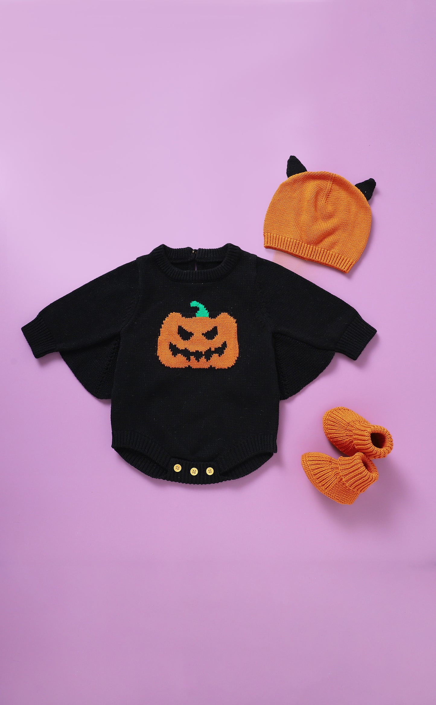 Halloween Costume Cotton Baby Romper 3-Piece