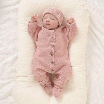 Avibae Classic  Luxary Cotton Stitch  7-Piece Buddle Pearl Rose