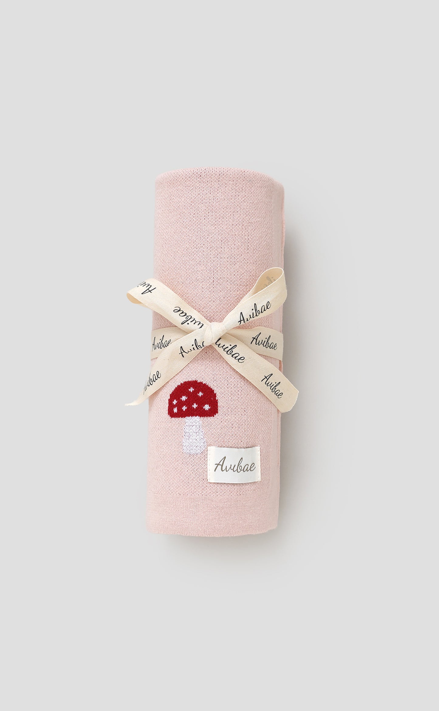 Avibae 100% Cotton Mushroom Pattern Baby Comfort Blanket
