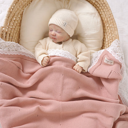 Avibae 100% Organic Cotton Baby Comfort Blanket